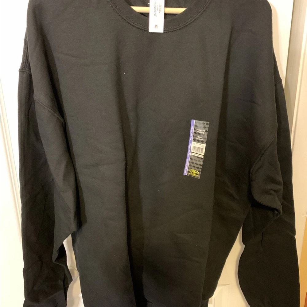 Athletic Works Classic Black Sweatshirt 2XL - Picture 3 of 5